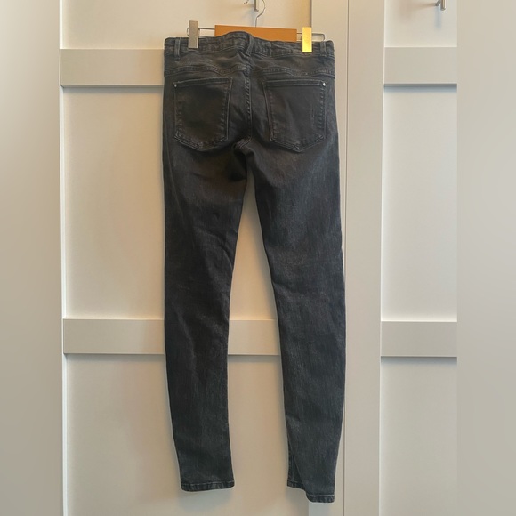 Zara High Rise Distressed Premium Denim - Picture 4 of 10
